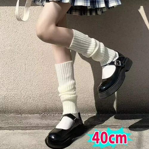 Knitted lolita leg warmers - leg,