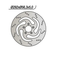 NG 736 292/82.5/56.5/5/5 FIXED HARLEY 1450 FLSTF Fat Boy 2000-2003 BRAKE DISC