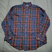 Vintage Polo Ralph Lauren Blake Shirt Men's  XXL 2XL Indian Madras Plaid 