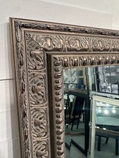 Solid Wood Mirror Ornate Shabby Chic Decorative Choose Colour & Size FLORENCE