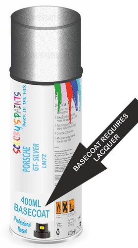Basecoat aerosol for porsche - for,