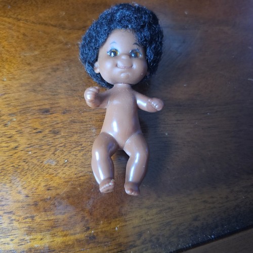 Vintage black baby doll - ,