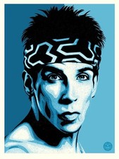 Shepard Fairey - ZOOLANDER BLUE STEEL - Signed & Numbered - Obey Giant