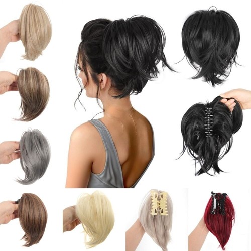 Messy bun hair piece - bun,