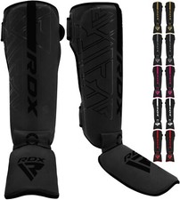 RDX Shin Guards, Kickboxing Shin Pads MMA Shin Instep, Muay Thai Leg Instep Pads