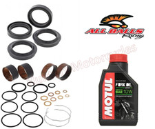 Honda VFR400R NC30 Front Fork Bushes and Fork Seals Dust Seals and Fork Oil 