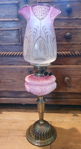 Antique oil lamp duplex - oil,