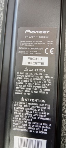 Pioneer s60 speakers - pioneer,