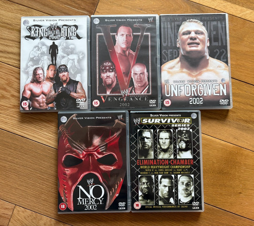 Wwe wwf dvds - wwf, 2002