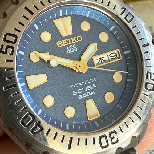 Rare seiko 5m43 0010 - rare, ags