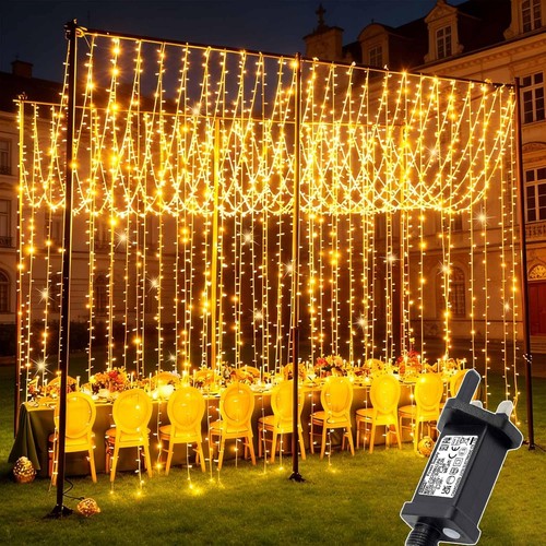 Curtain lights outdoor - curtain,