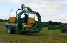 McHale 998 Hispeed Trailed Large Square Bale Wrapper c/w Round Bale Kit, 2021...