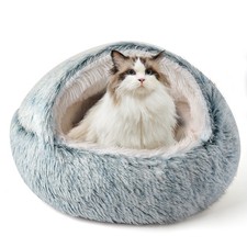 Soft Pet Cat Igloo Bed Warm