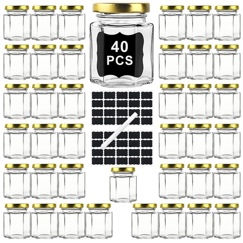 Pack small glass honey jars - pack,