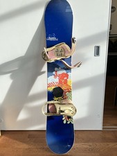 Blue And Pink Burton Snowboard