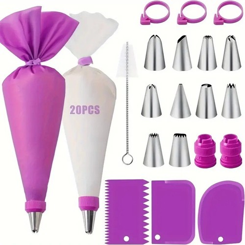 110pcs piping bags and - bags, tips