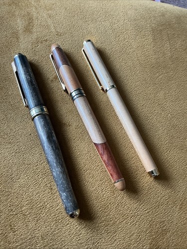 Wood effect fountain pens - effect,