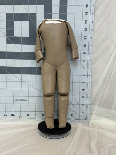 Leather doll body - body, for