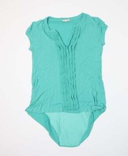 Pleione Womens Green Polyester