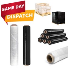 Pallet Wrap Black & Clear