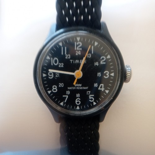 Timex black dial - black,
