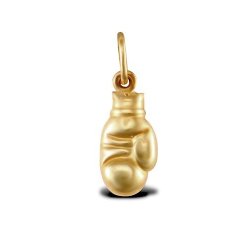 9ct gold boxing - gold, pendant