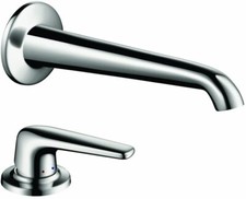 Hansgrohe 19137001 Bouroullec Wall Mount 1-Handle Bathroom Faucet in Chrome