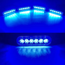 4x 6 LED Amber Recovery Strobe
