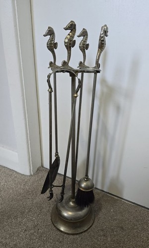 Vintage seahorse fireplace - seahorse,