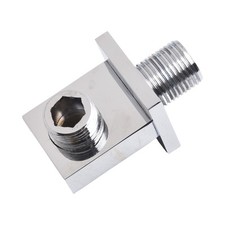 Shower Hose Connector Accessories Brass Easy Installation Electroplated Silver