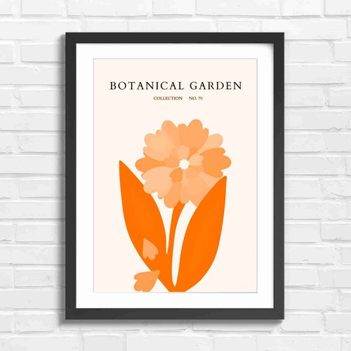Minimalist botanical flower - minimalist,