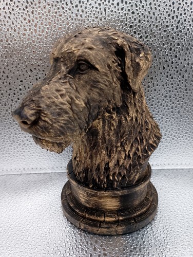 Irish wolfhound bust - wolfhound,