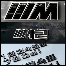 BMW SILVER BLACK M BADGE UK