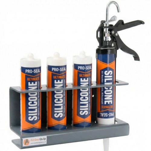 Silicone caulk tube holder - silicone,