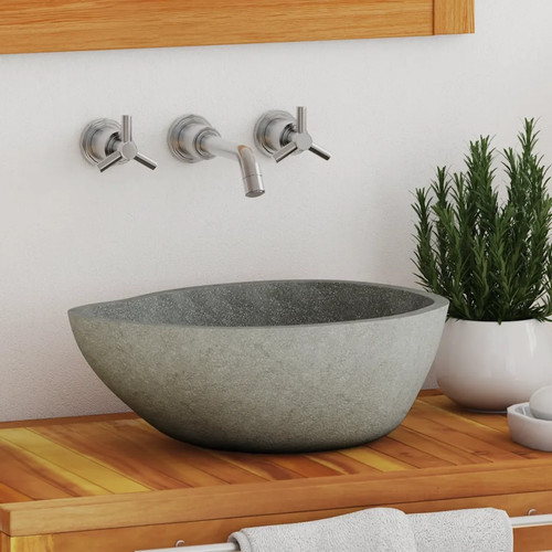 Walplus oval river stone wash - walplus,