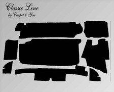 Trunk carpet set for Mercedes R107 SL 71-80 SW, trunk carpet, mat