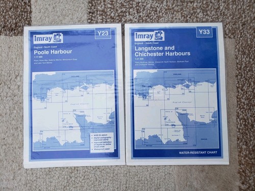Imray marine charts y23 - y23, y33