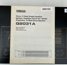 Yamaha Graphic equalizer Model