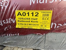 Half Battered Kerbs Concrete