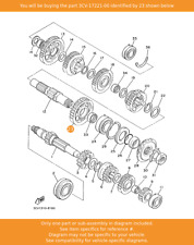 YAMAHA Gear, 2nd Wheel (36t)