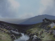 Reginald Daniel Sherrin (1891-1971) - Mid 20th Century Gouache, Dartmoor