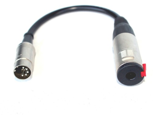 Din adapter jack - 6.3mm, to