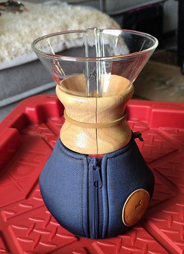 Glass coffee carafe with - carafe, blue