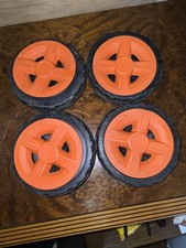 Flymo QS 40s Petrol Mower.  Wheels X4, OEM Good Cleaned Condition Inc Trims 