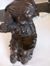 Hereditars Cold Cast Bronze Of A Girl Brushing Her Hair Excelent Condition