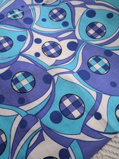 Vintage Fabric Blue White