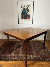 VINTAGE WHITE & NEWTON MID CENTURY TEAK EXTENDING DINING TABLE DANISH ERA 60s 