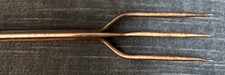VINTAGE TOASTING FORK. GREEN