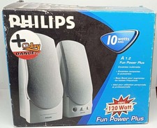 Vintage Philips PC speaker set