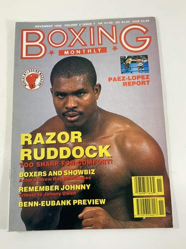 Boxing monthly nov 1990 - nov, 2